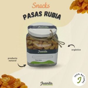 Snack Pasas rubia